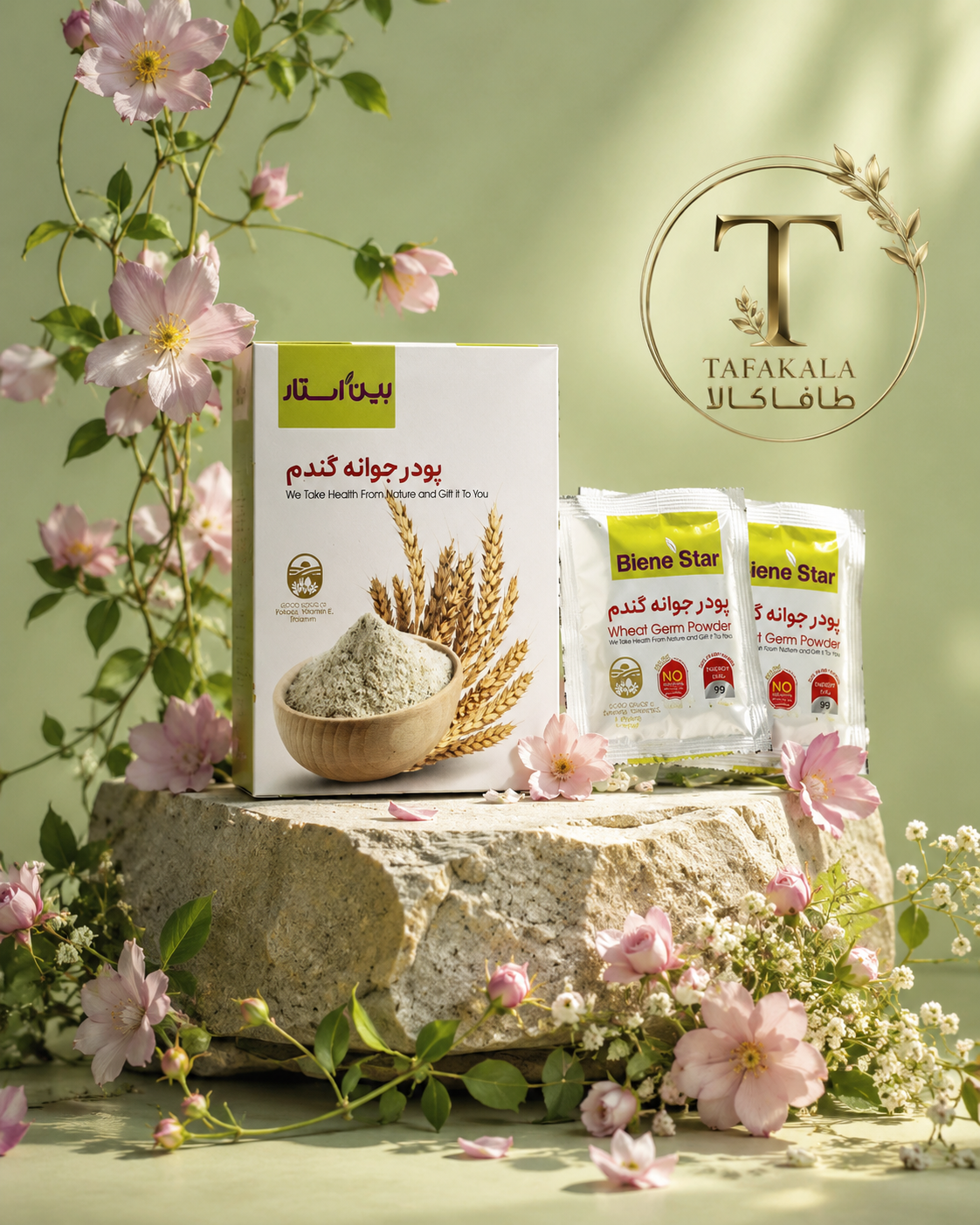 پودر جوانه گندم ( افزایش وزن و تقویت بدن ) اصلی(تکی) اورجینال