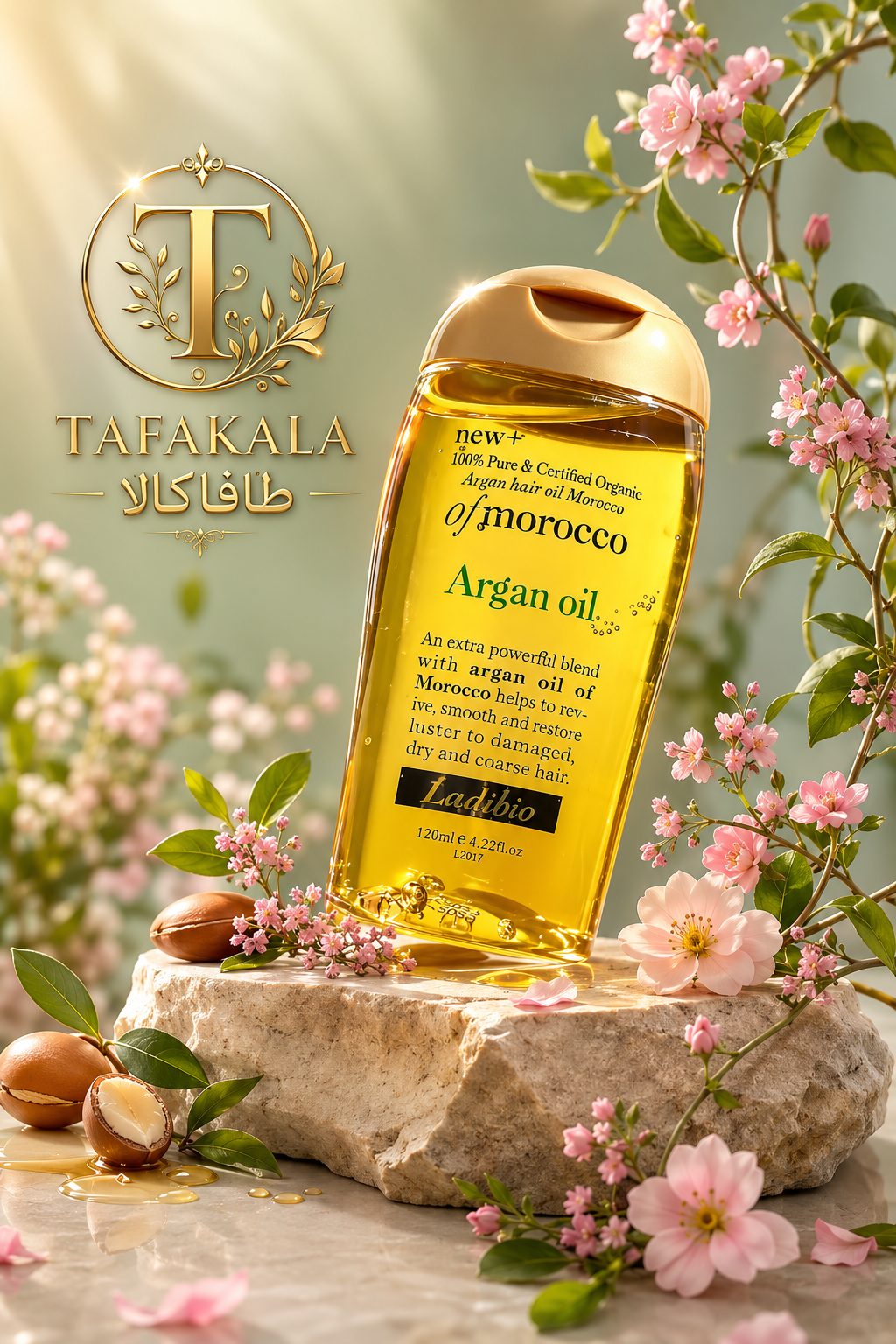 روغن تقویت مو آرگان لاوجوجو