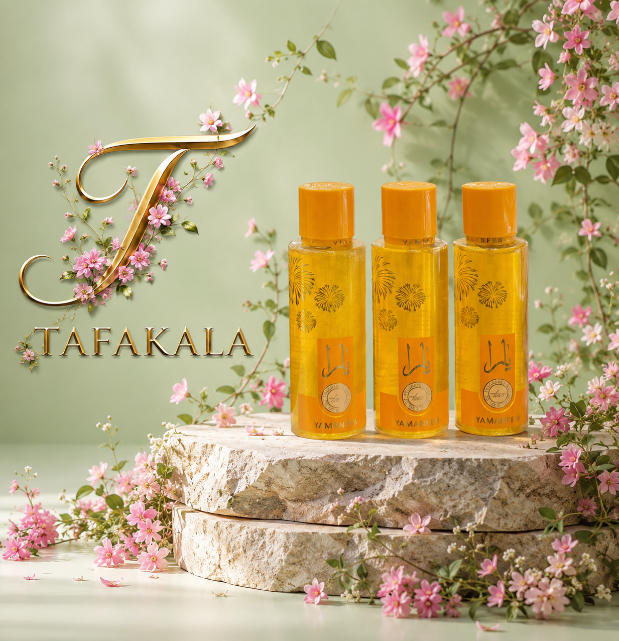 بادی اسپلش یارا شاین دار زرد رنگ