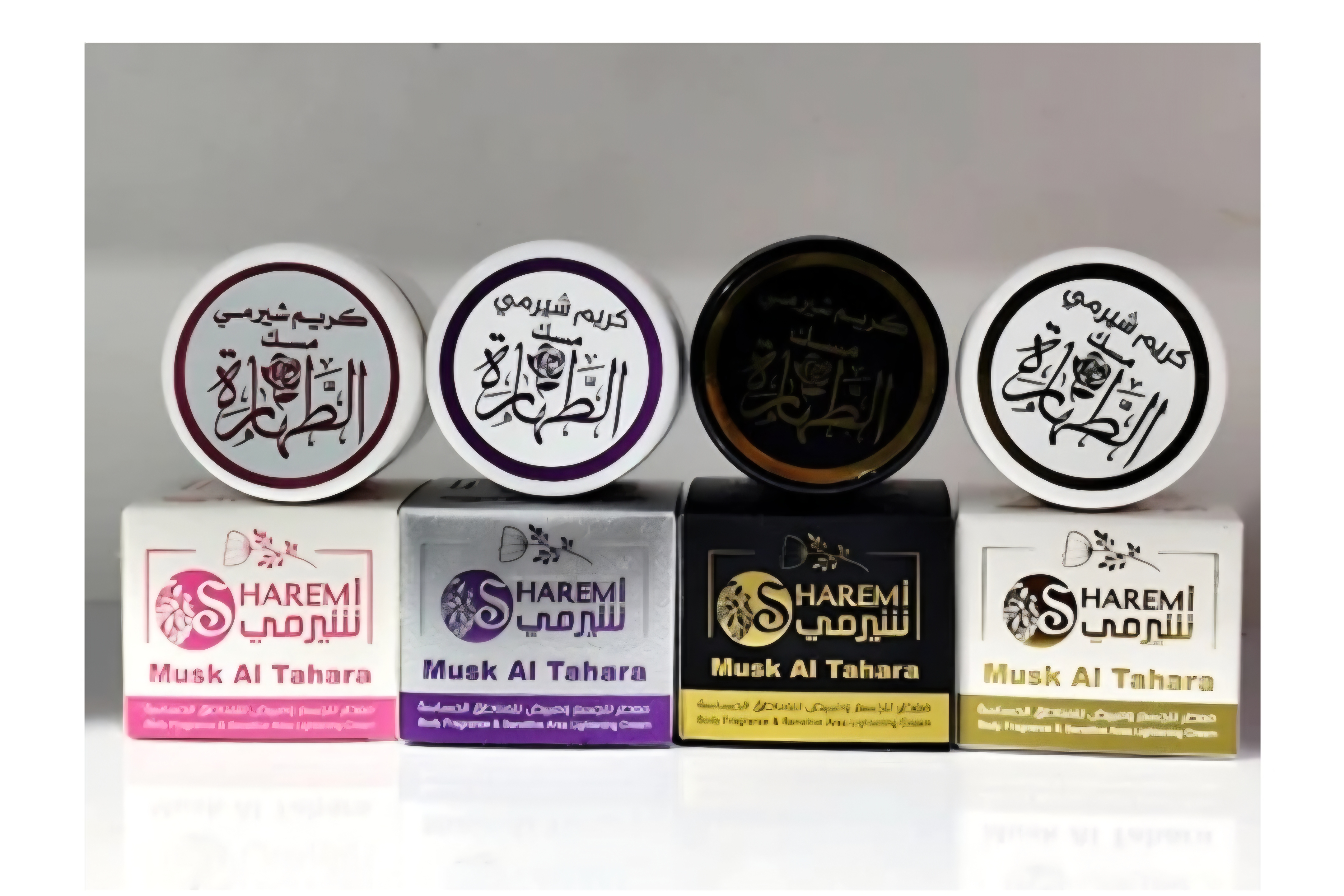 کرم مام عطر بدن عربی مسک الطهاره (کارتن مشکی و سفید)