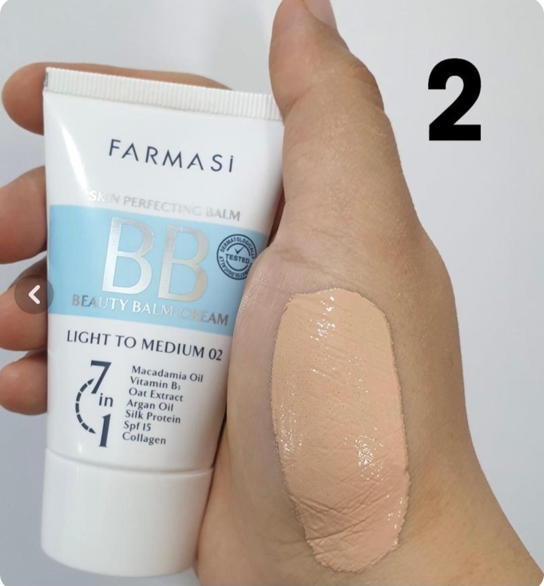 بی بی کرم SPF 15 حجم ۵۰ میل شماره ۰۲